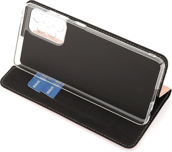 Wave BookCase beskyttelsesetui, Samsung Galaxy A52 / A52 5G / A52s, rosaguld