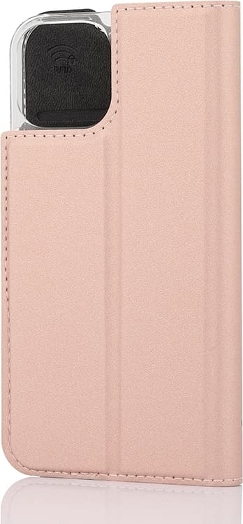 Wave BookCase beskyttelsesetui, iPhone 13 mini, rosaguld