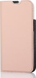 Miniatyrbillede 2 af 7: Wave BookCase beskyttelsesetui, iPhone 13 mini, rosaguld