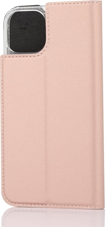 Wave BookCase beskyttelsesetui, iPhone 13, rosaguld