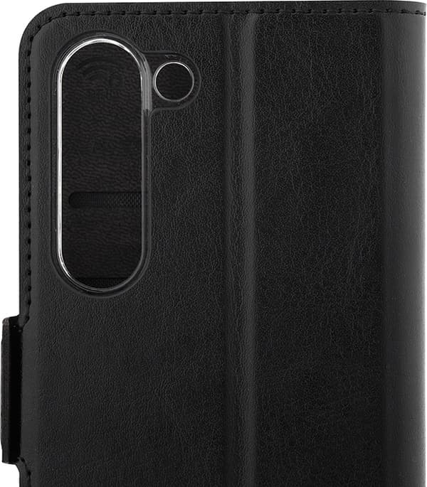 Wave BookCase -suojakotelo, Samsung Galaxy S23, musta