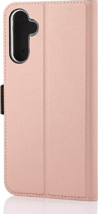 Wave BookCase beskyttelsesetui, Samsung Galaxy A14 4G, rosaguld