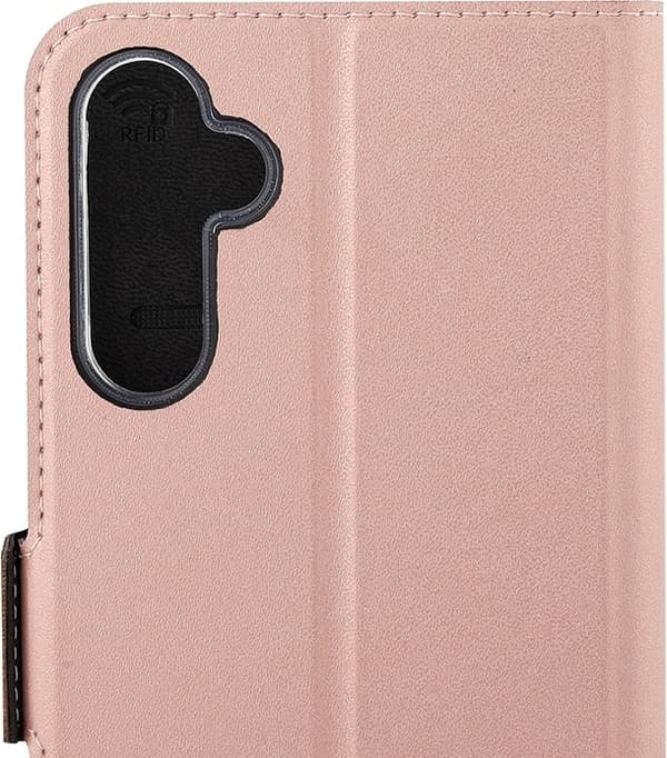 Wave BookCase beskyttelsesetui, Samsung Galaxy A14 4G, rosaguld