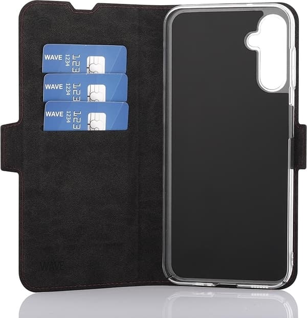 Wave BookCase beskyttelsesetui, Samsung Galaxy A14 5G, Smoky Sangria