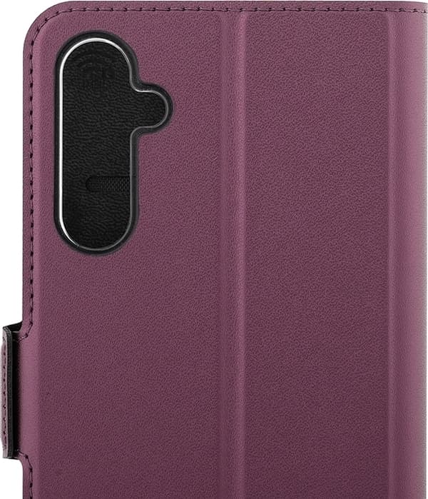 Wave BookCase skyddsfodral, Samsung Galaxy A34 5G, Smoky Sangria