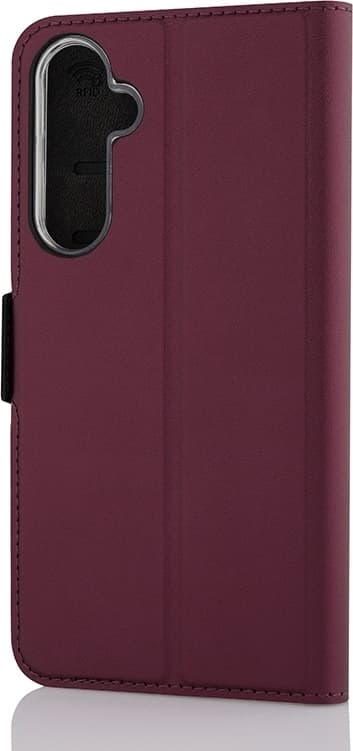 Wave BookCase beskyttelsesetui, Samsung Galaxy S23 FE 5G, Smoky Sangria