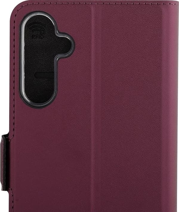 Wave BookCase beskyttelsescover, Samsung Galaxy A15, Smoky Sangria