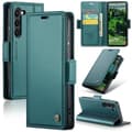Miniatyrbild 1 av 7: CASEME Plånboksfodral Samsung Galaxy S25 - Grön