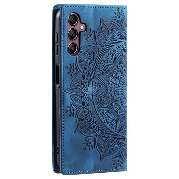 For Samsung Galaxy S25 Lommebok Deksel Shell Mandala Blomstermønster