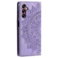 Miniatyrbillede 2 af 7: Til Samsung Galaxy S25 tegnebogscover Cover Shell Mandala Blomstermønster