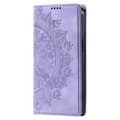 Miniatyrbillede 1 af 7: Til Samsung Galaxy S25 tegnebogscover Cover Shell Mandala Blomstermønster