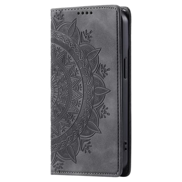 Til Samsung Galaxy S25 tegnebogscover Cover Shell Mandala Blomstermønster