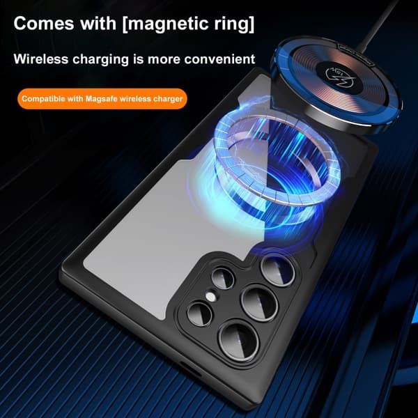 360 Full Cover MagSafe Case Samsung Galaxy S25 Ultra Svart