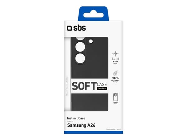 SBS TEINSTSAA26B, Deksel, Samsung, Galaxy A26, 16,8 cm (6,6"), Sort