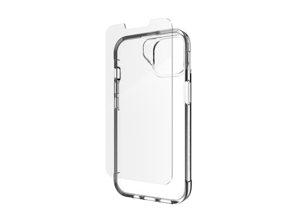 Zagg Luxe + Glass 360 - Baksidedeksel for mobiltelefon - grafen - for Apple iPhone 13, 14, 15, 16e