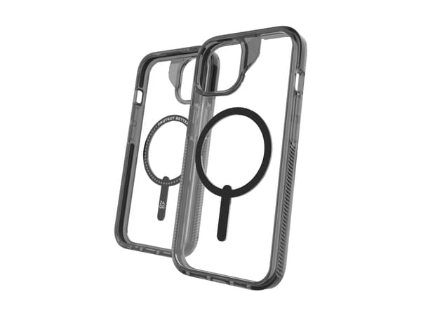 ZAGG Santa Cruz Snap Case iPhone 16e/15/14/13 Black, Cover, Apple, iPhone 16e/15/14/13, 15.5 cm (6.1"), Black
