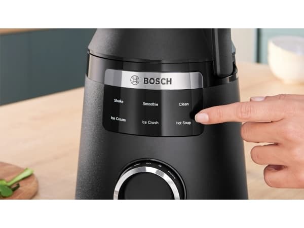 Bosch Serie 6 MMB6652B, Bänkmixer, 2 l, Iskrossning, 1 m, 1800 W, Svart