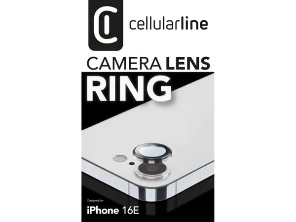 Cellularline CAMERARINGIPHSE4, Apple, iPhone SE (2025), läpinäkyvä, läpinäkyvä, 1 stk