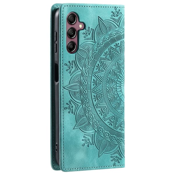 För Samsung Galaxy S25 plånboksfodral Fodral Skal Mandala blommönster