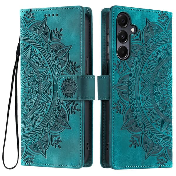För Samsung Galaxy A26 plånboksfodral Fodral Skal Mandala blommönster