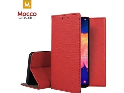 Mocco Smart Magnet Book Case For Samsung Galaxy S21 Ultra Red
