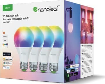 Nanoleaf Essentials Smart Bulbs -  4 żarówek A60-E27 (Wi-Fi)