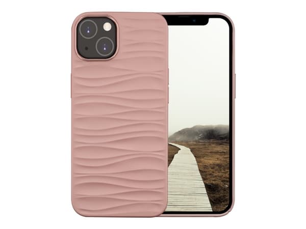 dbramante1928 Dune - Baksidesskydd för mobiltelefon - 100 % återvunnen plast - rosa - för Apple iPhone 14