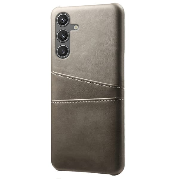 Til Samsung Galaxy S25 KSQ PU-læderbelagt skal hårdt etui