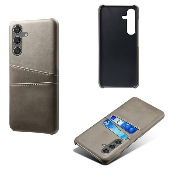 Til Samsung Galaxy S25 KSQ PU-læderbelagt skal hårdt etui