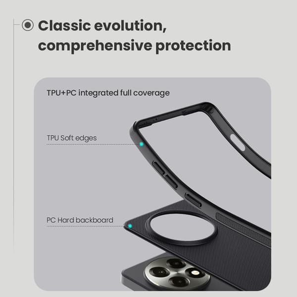 NILLKIN Frosted Shield Pro för OnePlus 13R Fodral Kompatibel MagSafe TPU Skal