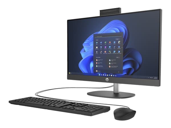 HP ProOne 240 G10 - Allt-i-ett Core i5 1335U / upp till 4.6 GHz - RAM 16 GB - SSD 512 GB - NVMe - Intel Iris Xe-grafik - Gigabit Ethernet, IEEE 802.1
