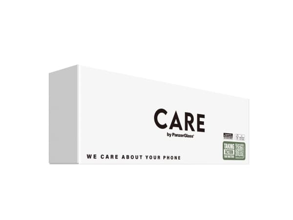 CARE by PanzerGlass - Bagsidecover til mobiltelefon - MagSafe-kompatibilitet - 100 % genbrukt termoplastisk polyurethan (TPU) - sambasort - for Apple