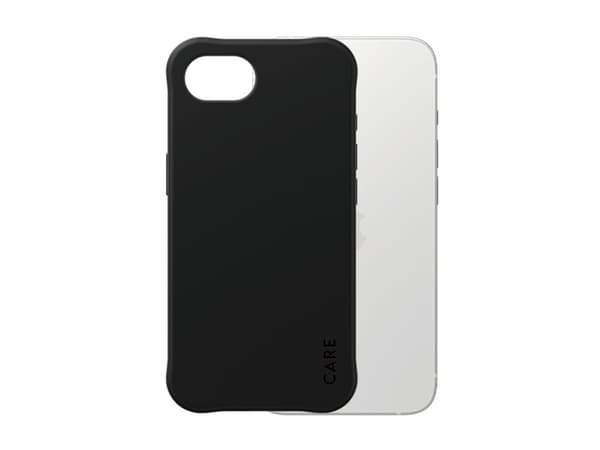 CARE by PanzerGlass - Bagsidecover til mobiltelefon - MagSafe-kompatibilitet - 100 % genbrukt termoplastisk polyurethan (TPU) - sambasort - for Apple