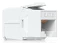 Miniatyrbilde 4 av 5: Ubiquiti UACC-Keystone-Jack-C6, Flat, Hvit, RJ-45, LSA, Hunkjønn, 23/26