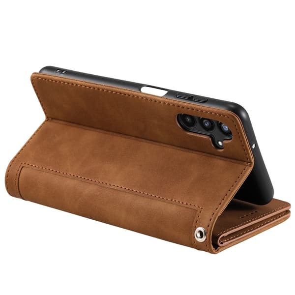 Til Samsung Galaxy S25+ 5G Etui med Lynlåslomme og 9 Kortlommer