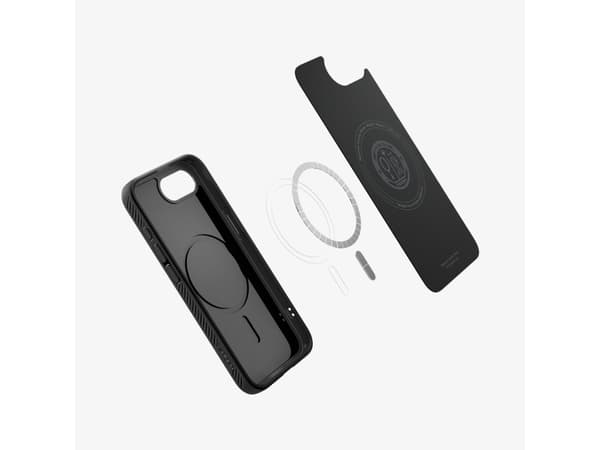 Spigen Liquid Air (MagFit), Omslag, Apple, iPhone 16e, 15,5 cm (6.1"), Svart
