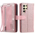 Miniatyrbillede 1 af 7: Til Samsung Galaxy S25 Ultra 5G Etui med Lynlåslomme og 9 Kortlommer