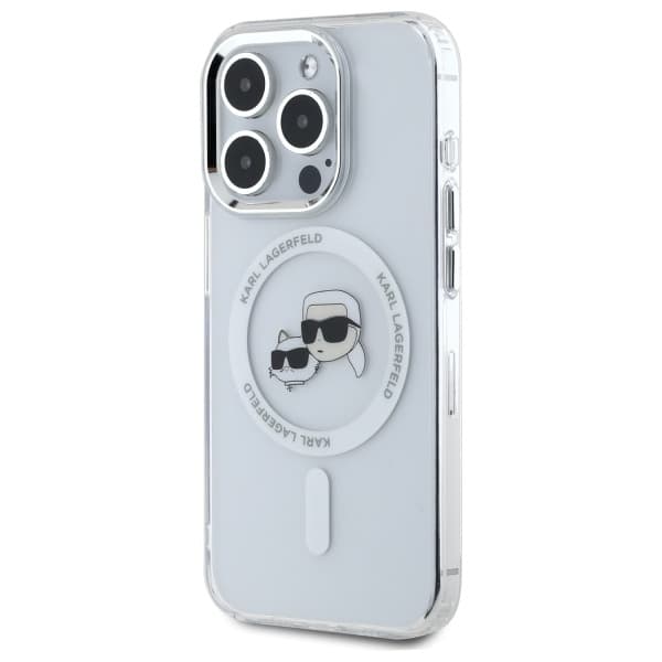 Karl Lagerfeld iPhone 15 Pro Max Mobilskal MagSafe IML Karl&Choupette