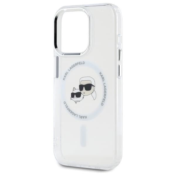 Karl Lagerfeld iPhone 15 Pro Max Mobilskal MagSafe IML Karl&Choupette