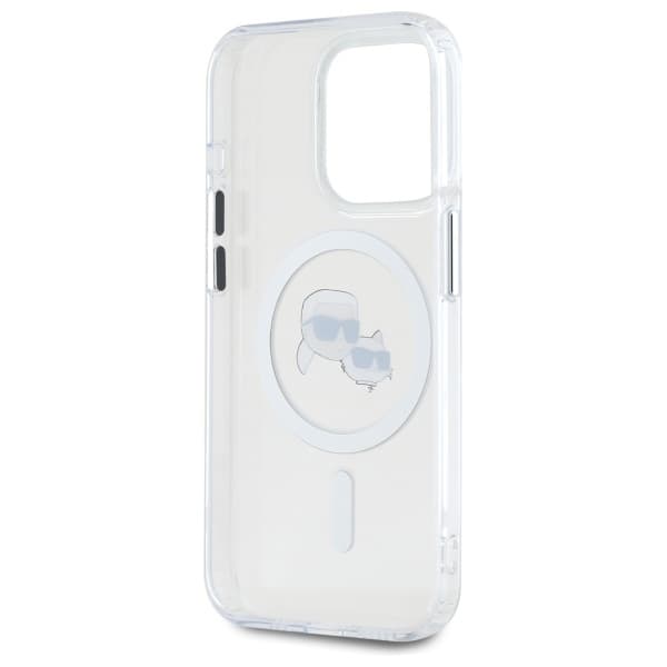 Karl Lagerfeld iPhone 15 Pro Max Mobilskal MagSafe IML Karl&Choupette