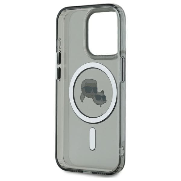 Karl Lagerfeld iPhone 15 Pro Max Mobilskal MagSafe IML Karl&Choupette