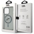 Miniatyrbild 6 av 6: Karl Lagerfeld iPhone 15 Pro Max Mobilskal MagSafe IML Karl&Choupette
