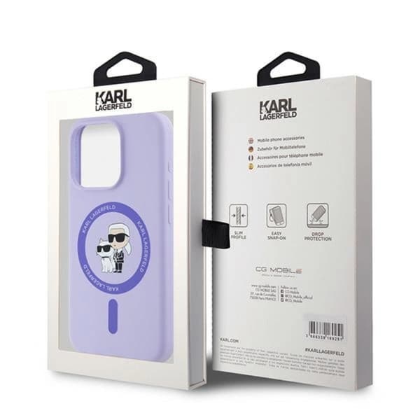 Karl Lagerfeld iPhone 15 Pro Mobilskal MagSafe Silicone