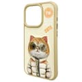 Miniatyrbild 3 av 11: Nimmy iPhone 15 Pro Max Mobilskal Cool & Cute 2.0 Cat - Khaki