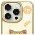 Miniatyrbild 4 av 11: Nimmy iPhone 15 Pro Max Mobilskal Cool & Cute 2.0 Cat - Khaki