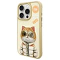 Miniatyrbild 2 av 11: Nimmy iPhone 15 Pro Max Mobilskal Cool & Cute 2.0 Cat - Khaki