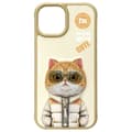 Miniatyrbild 3 av 11: Nimmy iPhone 15 Mobilskal Cool & Cute 2.0 Cat - Khaki