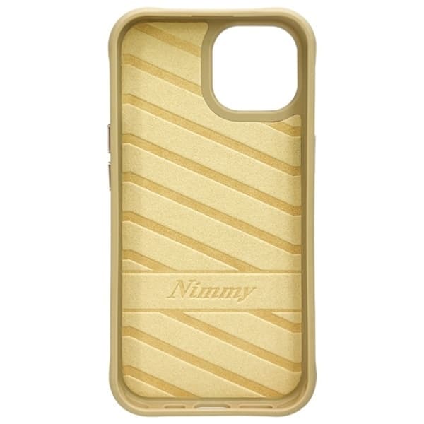 Nimmy iPhone 15 Mobilskal Cool & Cute 2.0 Cat - Khaki