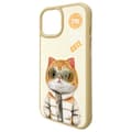 Miniatyrbild 6 av 11: Nimmy iPhone 15 Mobilskal Cool & Cute 2.0 Cat - Khaki