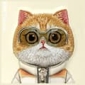 Miniatyrbild 9 av 11: Nimmy iPhone 15 Mobilskal Cool & Cute 2.0 Cat - Khaki